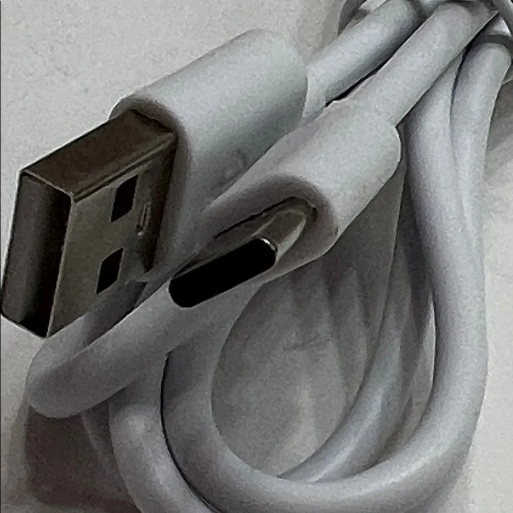White USB Charging Cable
